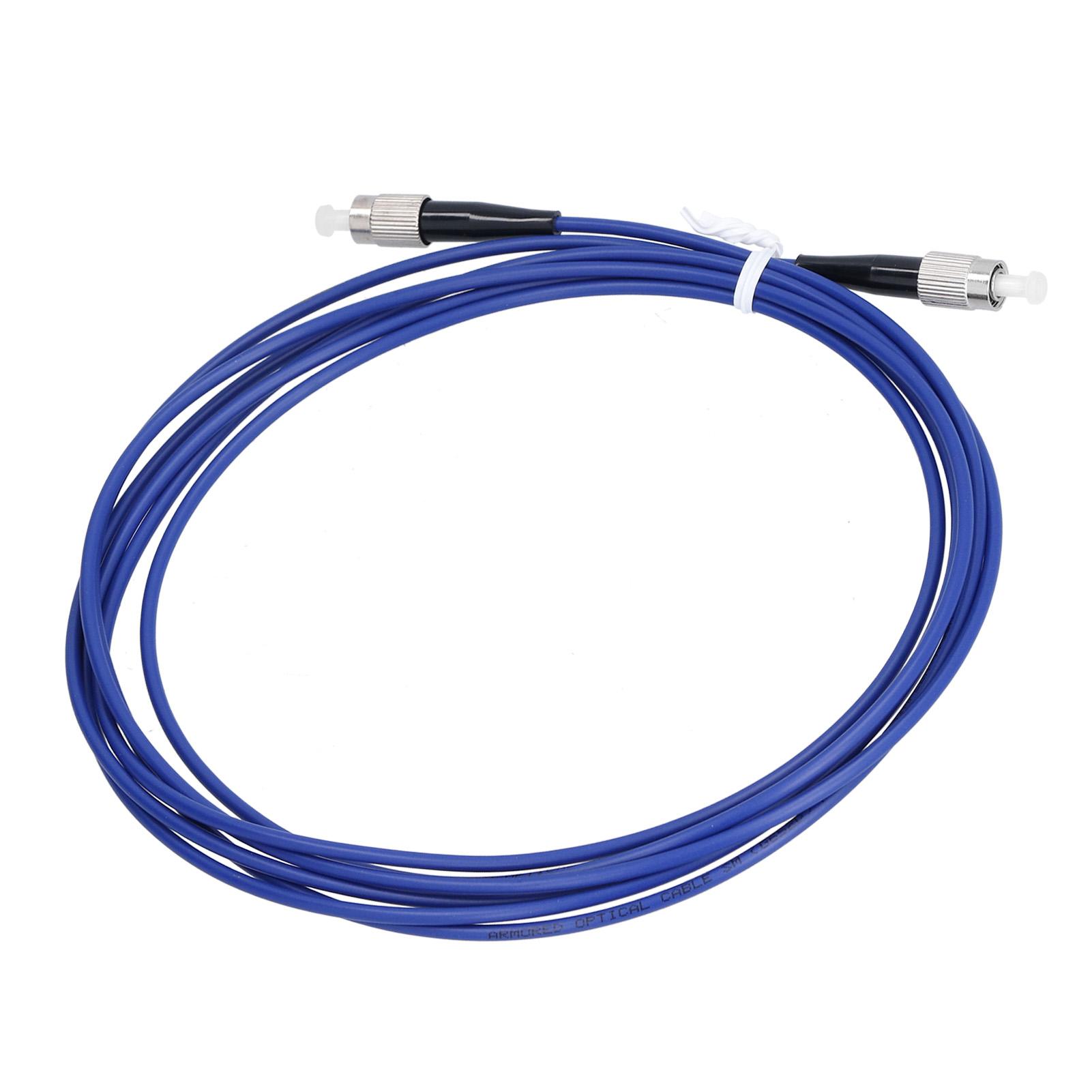 Optical Patch Cord Armored Single Mode 1 Optic Cable FC UPCFC UPC Blue(3meter )
Optical Patch Cord Armored Single Mode 1 Optic Cable FC UPCFC UPC Blue(3meter )