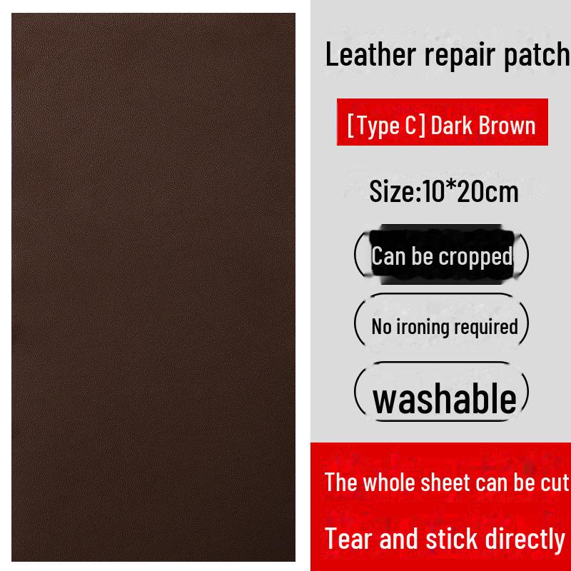 Самоклеящаяся заплатка из натуральной кожи для ремонта дивана, кресла и автомобильного сиденья
Самоклеящаяся заплатка из натуральной кожи для ремонта дивана, кресла и автомобильного сиденья