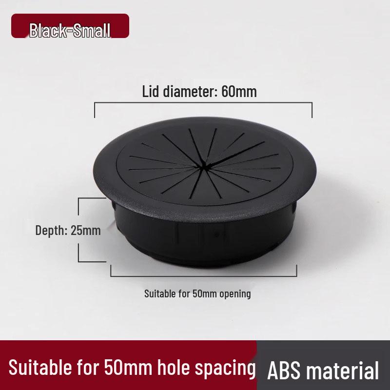 ABS Round Desk Grommet: Office & Home Wire Hole Cover
ABS Round Desk Grommet: Office & Home Wire Hole Cover