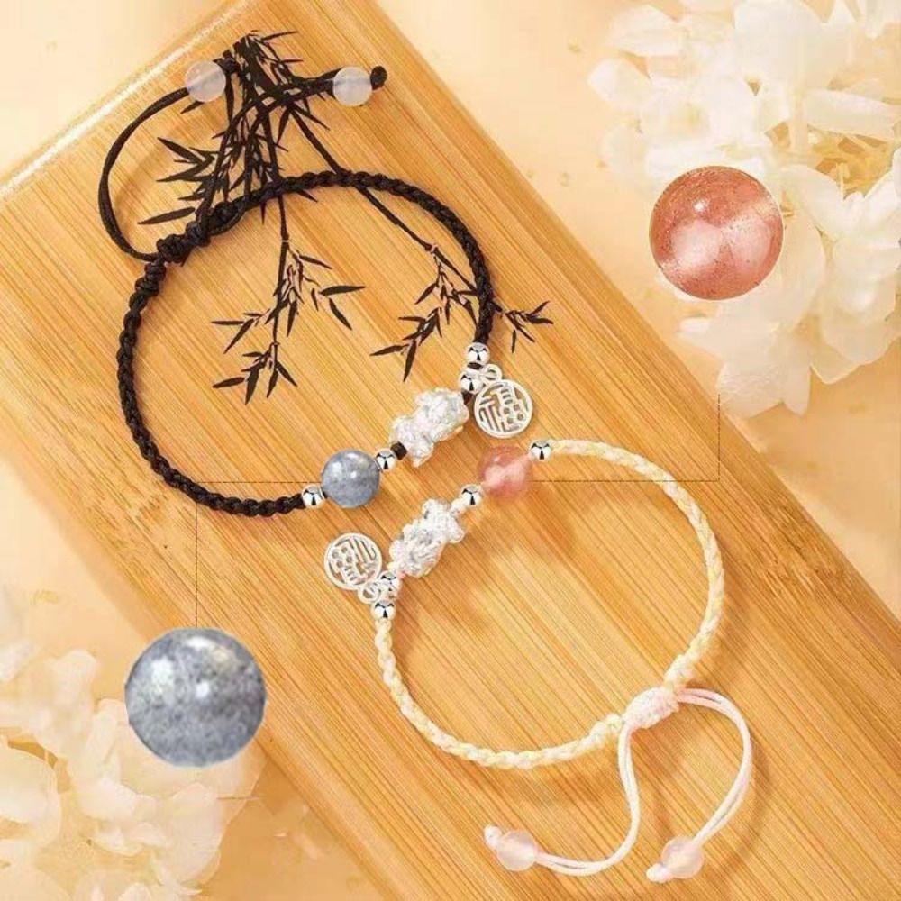 Zodiac Year Couple Bracelet Good Luck Weave Hand Rope Vintage Pixiu Beaded Bracelet Friendship рожевий
Zodiac Year Couple Bracelet Good Luck Weave Hand Rope Vintage Pixiu Beaded Bracelet Friendship рожевий