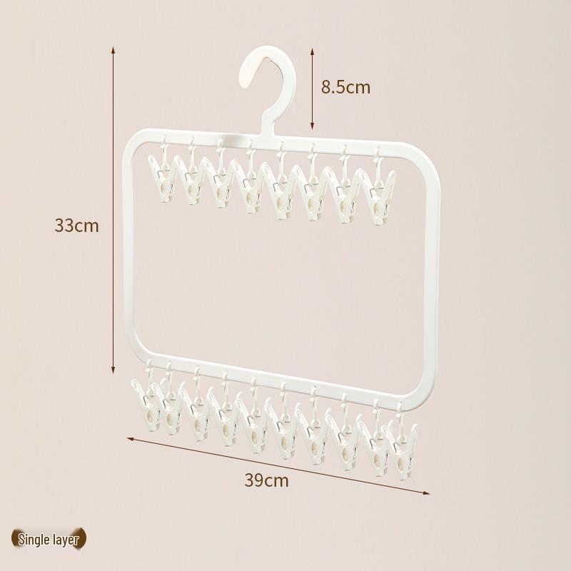 Windproof Sock and Clothes Clips for Babies - Multi-Clip Bib and Underwear Drying Rack
Windproof Sock and Clothes Clips for Babies - Multi-Clip Bib and Underwear Drying Rack