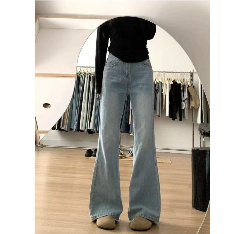 Fleece-Lined High-Waisted Micro-Flare Jeans for Petite Women, Winter-Ready Thickened Bell Bootcut Pants L 48-52 kg
Fleece-Lined High-Waisted Micro-Flare Jeans for Petite Women, Winter-Ready Thickened Bell Bootcut Pants L 48-52 kg