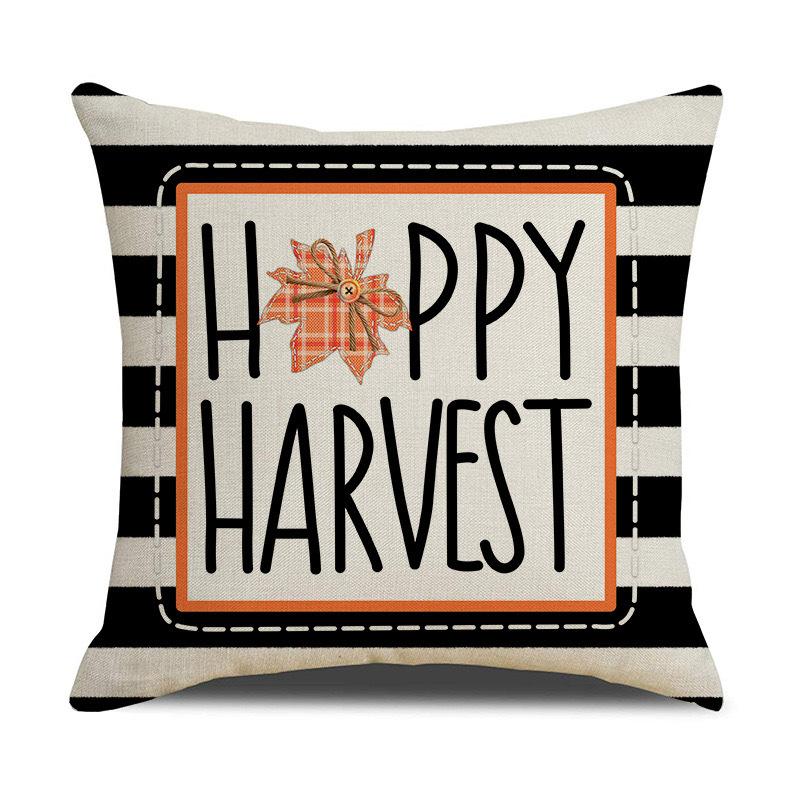 New Thanksgiving Pillow Cover Sofa Cushion Pillow Cover Autumn Pumpkin Maple Leaf Stripes Ornament Premium Durable 45 * 45Cm
New Thanksgiving Pillow Cover Sofa Cushion Pillow Cover Autumn Pumpkin Maple Leaf Stripes Ornament Premium Durable 45 * 45Cm