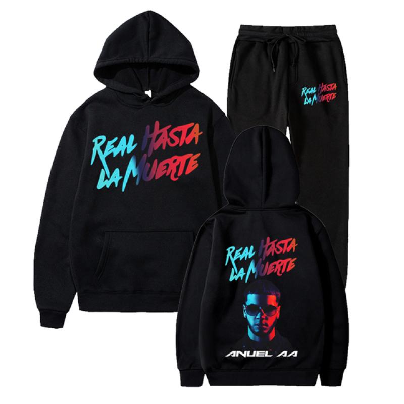 2023 Anuel AA толстовки с принтом комплект толстовка Real Hasta La Muerte Повседневный спортивный костюм Мужская женская одежда аниме новая толстовка
2023 Anuel AA толстовки с принтом комплект толстовка Real Hasta La Muerte Повседневный спортивный костюм Мужская женская одежда аниме новая толстовка