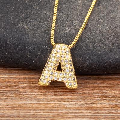Nidin Classic New Trendy Initials English Alphabet 26 A-Z Letter Pendant Gold Plating Family Name Capital Necklace for Women
Nidin Classic New Trendy Initials English Alphabet 26 A-Z Letter Pendant Gold Plating Family Name Capital Necklace for Women