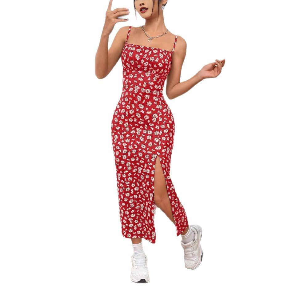 Spring And Summer Fashion Strapless Daisies Print A-line Dress For Women L
Spring And Summer Fashion Strapless Daisies Print A-line Dress For Women L