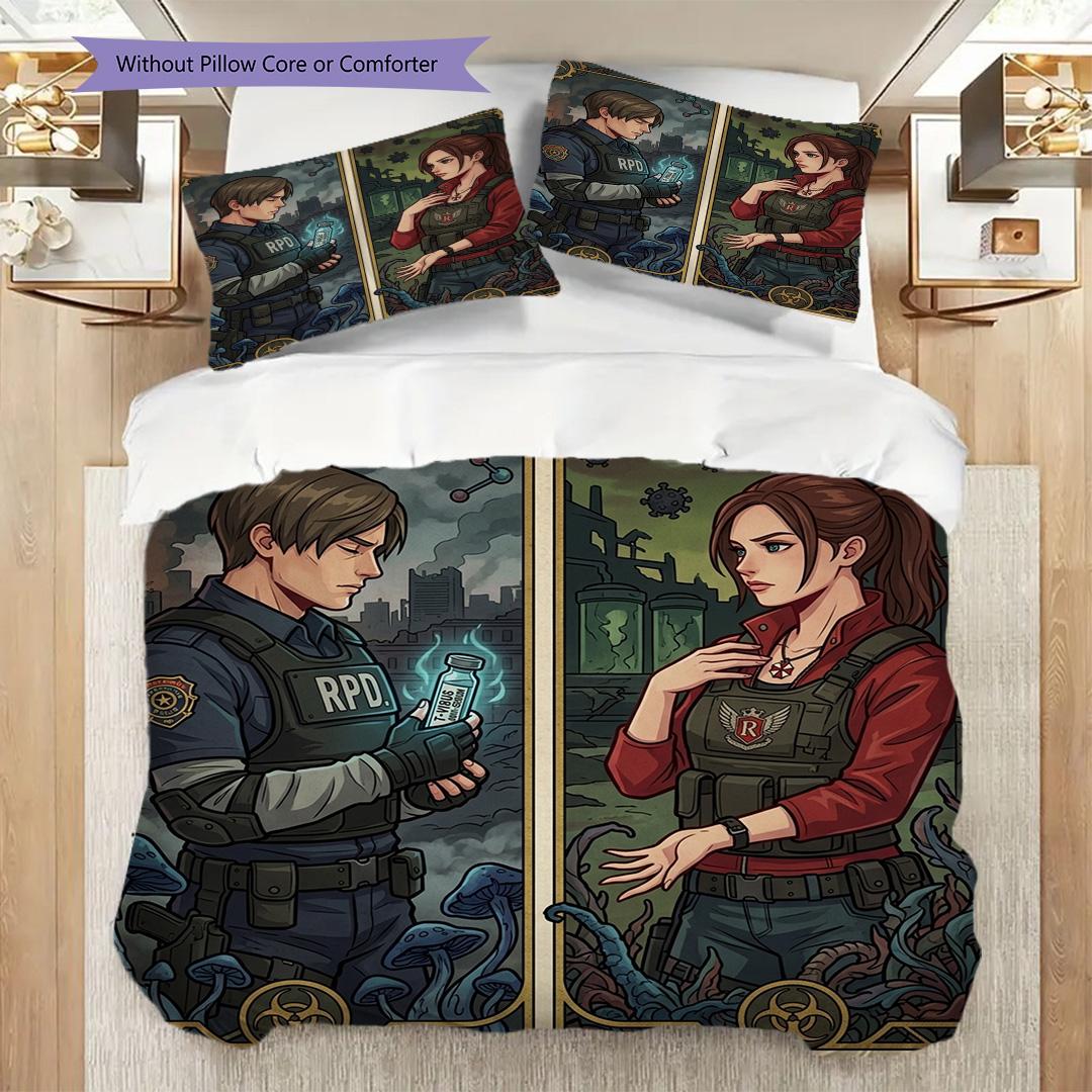 Printed Duvet Cover Set & Pillowcase with Resident Evil Design Bedroom Daily Bedding-kwq367 135x200cm
Printed Duvet Cover Set & Pillowcase with Resident Evil Design Bedroom Daily Bedding-kwq367 135x200cm