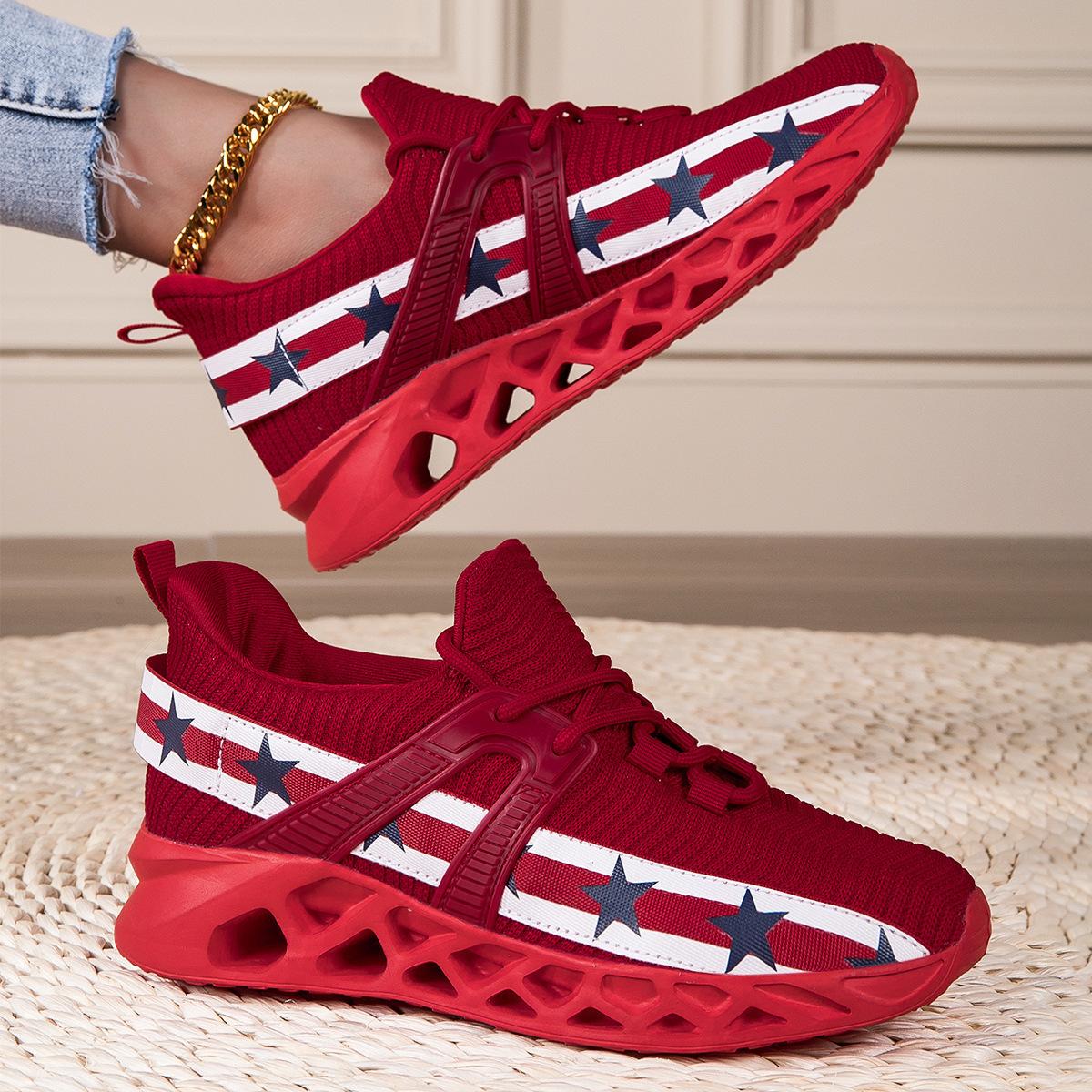New large size blade breathable sports casual shoes non-slip shock absorption running couple mesh shoes women s shoes 43 червоний
New large size blade breathable sports casual shoes non-slip shock absorption running couple mesh shoes women s shoes 43 червоний