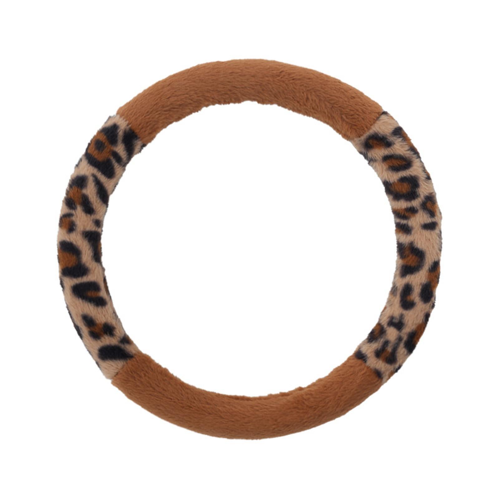Leopard print car steering wheel cover plush winter warm non- car handle cover car steering wheel cover One Size
Leopard print car steering wheel cover plush winter warm non- car handle cover car steering wheel cover One Size