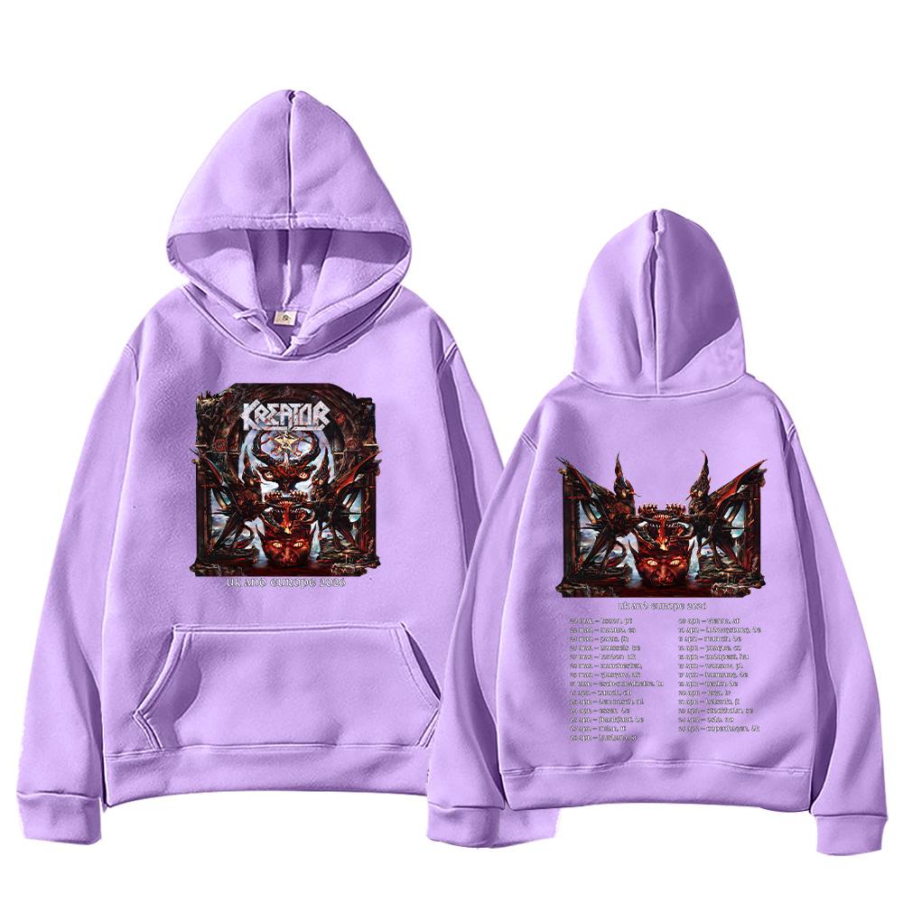 Толстовки з капюшоном Kreator Thrash Metal Band Pullovers Music Sweatshirt Унісекс Одяг Streetwear S світло-фіолетового кольору
Толстовки з капюшоном Kreator Thrash Metal Band Pullovers Music Sweatshirt Унісекс Одяг Streetwear S світло-фіолетового кольору