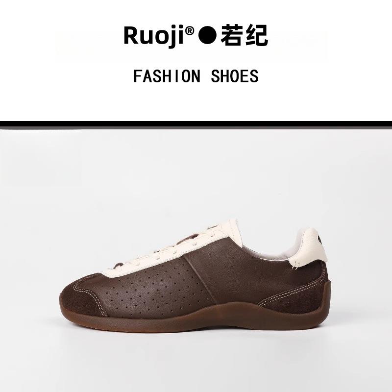 Кожаные балетки для тренировок Ruoji 2025 весна новая черные ретро спортивные и повседневные кеды универсальные кроссовки Forrest Gump 40 темно-коричневого
Кожаные балетки для тренировок Ruoji 2025 весна новая черные ретро спортивные и повседневные кеды универсальные кроссовки Forrest Gump 40 темно-коричневого