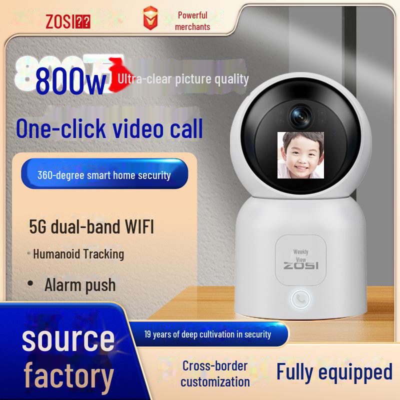 Розумна внутрішня Wi-Fi камера ZOSI 4MP з оглядом 360° та розпізнаванням жестів штучного інтелекту. 4MP with Screen
Розумна внутрішня Wi-Fi камера ZOSI 4MP з оглядом 360° та розпізнаванням жестів штучного інтелекту. 4MP with Screen