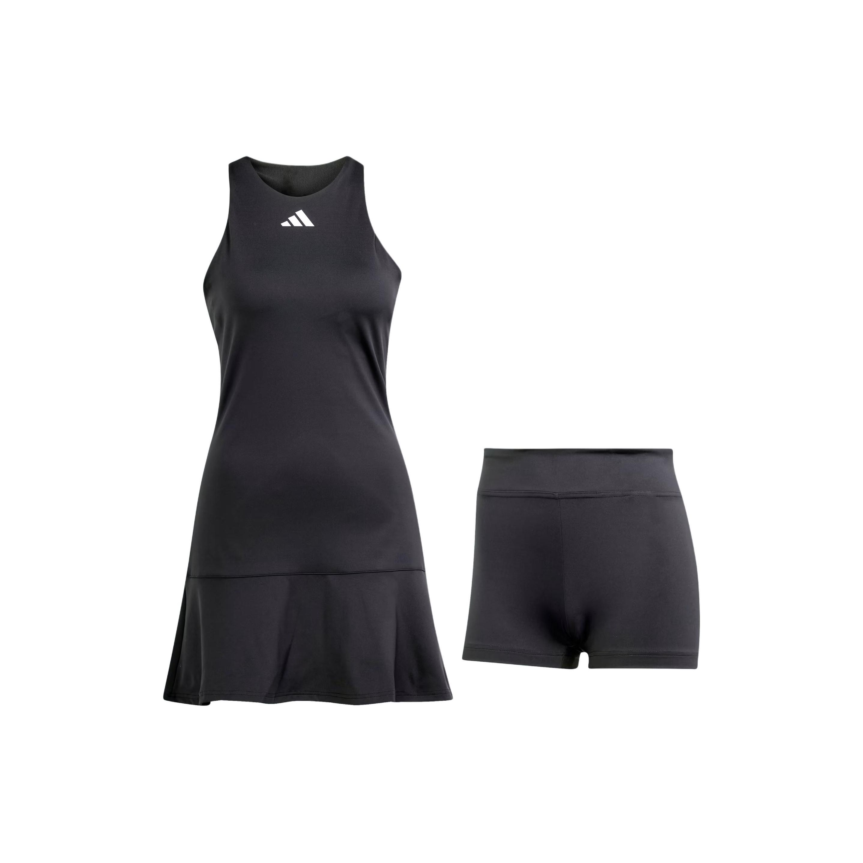 Adidas Tennis Y-Dress однотонное платье с логотипом и шортами на внутренней подкладке без рукавов женские платья черного цвета IS7231
Adidas Tennis Y-Dress однотонное платье с логотипом и шортами на внутренней подкладке без рукавов женские платья черного цвета IS7231
