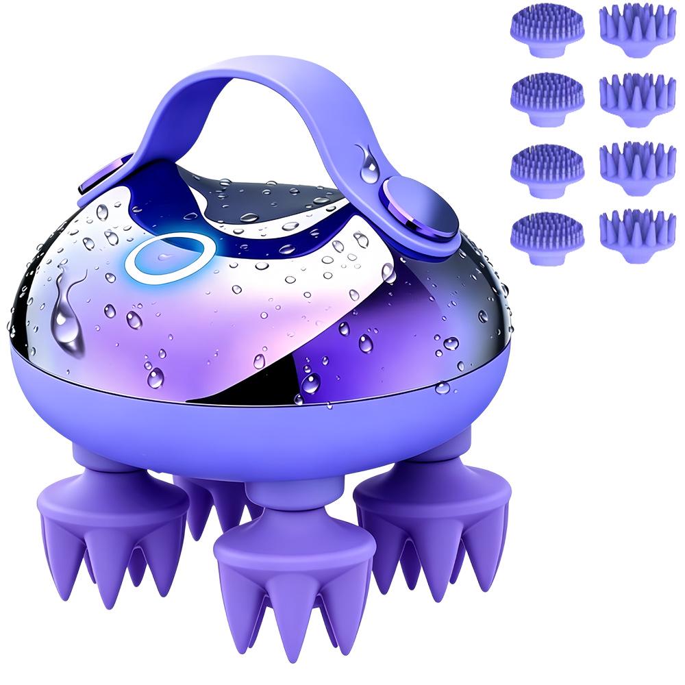 Rechargeable IPX7 Portable Electric Scalp and Body Massager with Facial Cleansing Function
Rechargeable IPX7 Portable Electric Scalp and Body Massager with Facial Cleansing Function