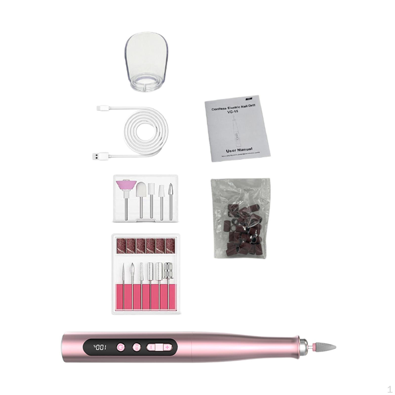 Акумуляторна електрична пилка для шліфування нігтів Професійний РК-дисплей Портативна для шліфування Pink
Акумуляторна електрична пилка для шліфування нігтів Професійний РК-дисплей Портативна для шліфування Pink