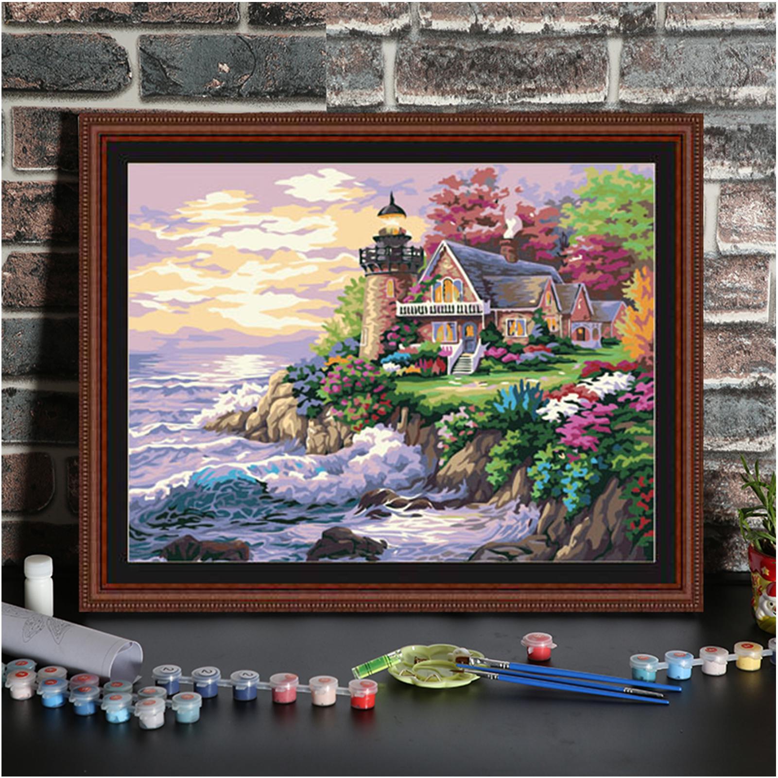 16x20 дюймов DIY картина маслом на холсте краска по номерам комплект сказочный дом шаблон для взрослых
16x20 дюймов DIY картина маслом на холсте краска по номерам комплект сказочный дом шаблон для взрослых