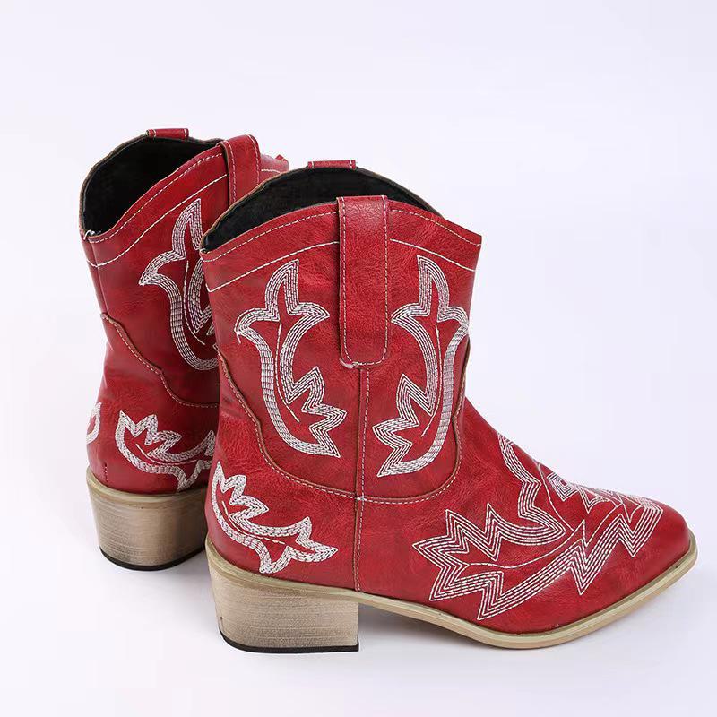 Зимние женские вышитые рыцарские сапоги на среднем каблуке: Большие размеры, ретро, толстый каблук, короткие сапоги Cross-Border средней длины 40 красный
Зимние женские вышитые рыцарские сапоги на среднем каблуке: Большие размеры, ретро, толстый каблук, короткие сапоги Cross-Border средней длины 40 красный