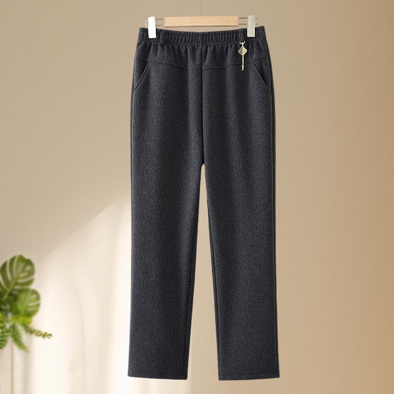 Mom s High-Waisted Casual Spring & Autumn Pants for Middle-Aged and Elderly Women - Versatile Slimming Straight Leg. 3XL (Recommended 120-130 pounds) чорний
Mom s High-Waisted Casual Spring & Autumn Pants for Middle-Aged and Elderly Women - Versatile Slimming Straight Leg. 3XL (Recommended 120-130 pounds) чорний