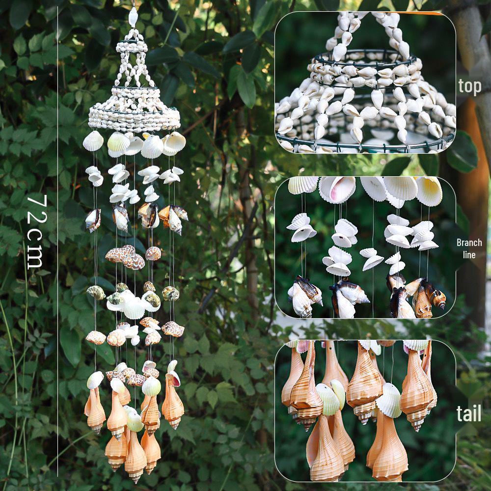 Handmade 7-Star Seashell Wind Chime - New Chinese Style Bedroom Decoration & Birthday Gift
Handmade 7-Star Seashell Wind Chime - New Chinese Style Bedroom Decoration & Birthday Gift
