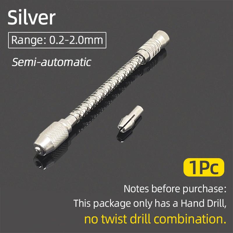 Semi-Automatic Mini Micro Hand Drill Aluminum Spiral Hand Manual Push Chuck 0.2-3.2mm Twist Drill Bits Manual Hole Punch Tools
Semi-Automatic Mini Micro Hand Drill Aluminum Spiral Hand Manual Push Chuck 0.2-3.2mm Twist Drill Bits Manual Hole Punch Tools