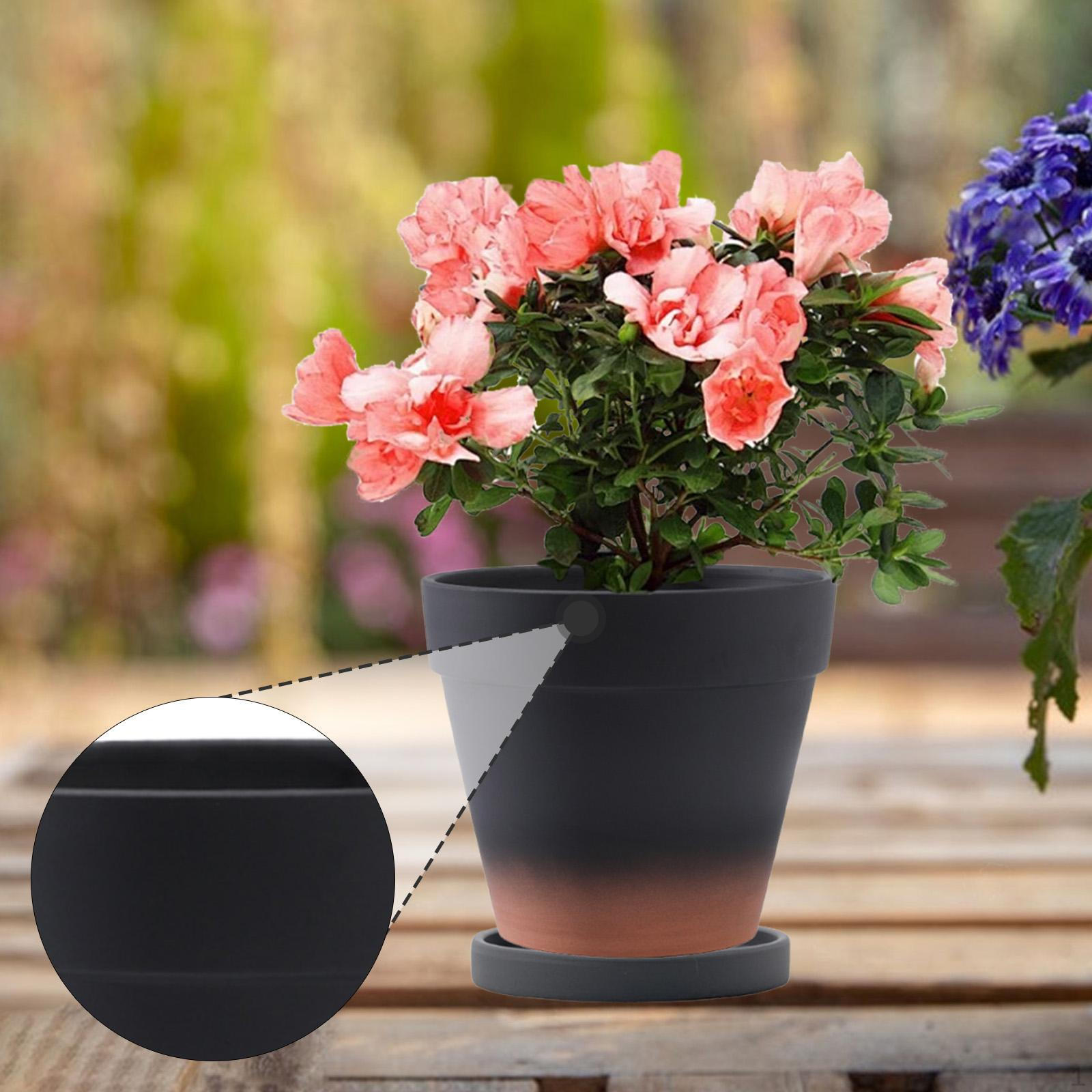 Ceramic Plant Pot Planter Decoration Flower Outdoor Indoor with Drainage Hole and Saucer for Gradient Black
Ceramic Plant Pot Planter Decoration Flower Outdoor Indoor with Drainage Hole and Saucer for Gradient Black