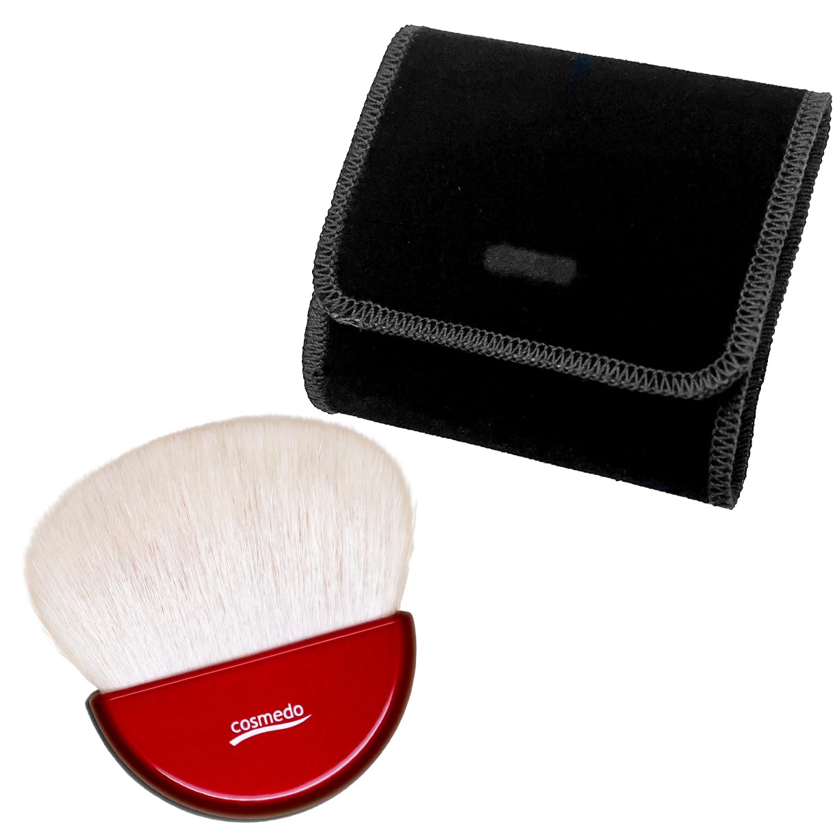 Takumi no Kumano Brush Powder Brush with Simple Case Keshōfude Cosme-dō Fan-shaped (Goat Hair) OG-01N-R
Takumi no Kumano Brush Powder Brush with Simple Case Keshōfude Cosme-dō Fan-shaped (Goat Hair) OG-01N-R