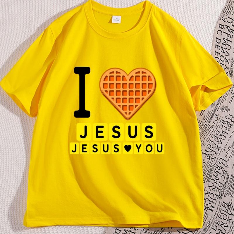 I Love Jesus T Shirt Unisex Women Cotton Short Sleeve Breakfast Tshirt Unisex Casual Round Neck Tshirts Oversized Streetwear Tops 3XL
I Love Jesus T Shirt Unisex Women Cotton Short Sleeve Breakfast Tshirt Unisex Casual Round Neck Tshirts Oversized Streetwear Tops 3XL