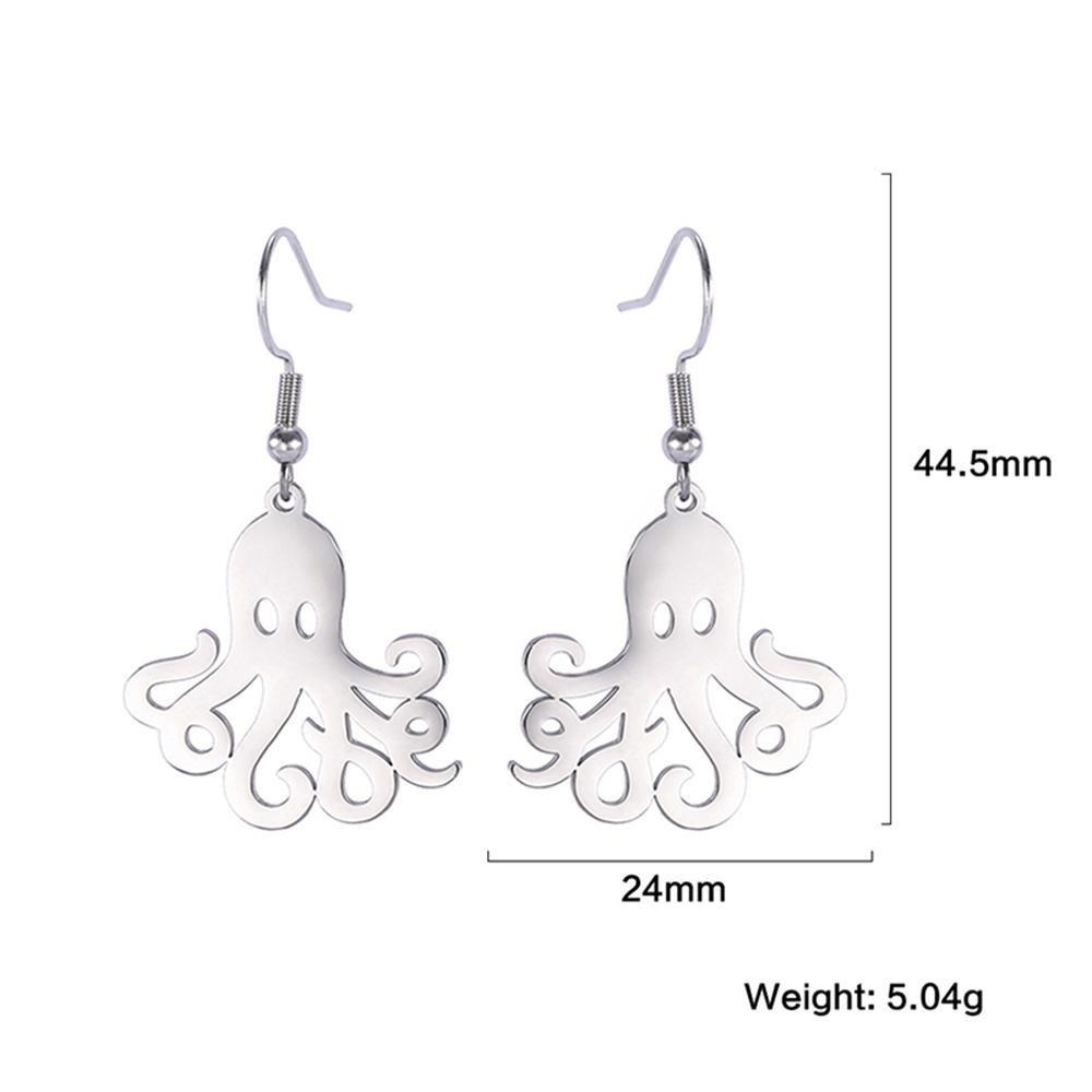 My Shape Octopus Drop Earrings for Women Stainless Steel Big Squid Pendant Dangle Earrings Sea Animal Creative Ear Jewelry Gifts
My Shape Octopus Drop Earrings for Women Stainless Steel Big Squid Pendant Dangle Earrings Sea Animal Creative Ear Jewelry Gifts