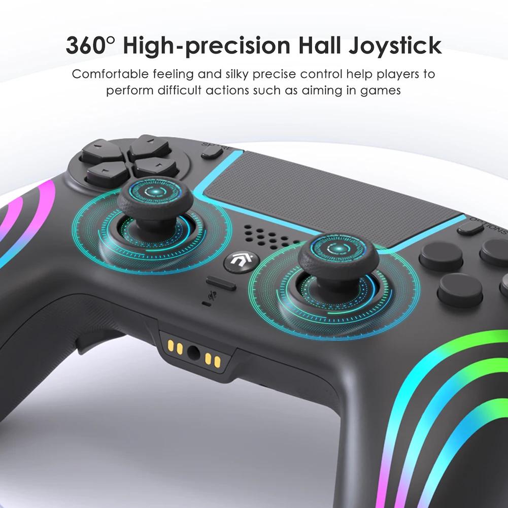 Bluetooth Wireless Controller For Ps4/Windows PC with RGB Light Gaming Console Dual Vibration Turbo Key Joysticks Gaming Console чорний
Bluetooth Wireless Controller For Ps4/Windows PC with RGB Light Gaming Console Dual Vibration Turbo Key Joysticks Gaming Console чорний