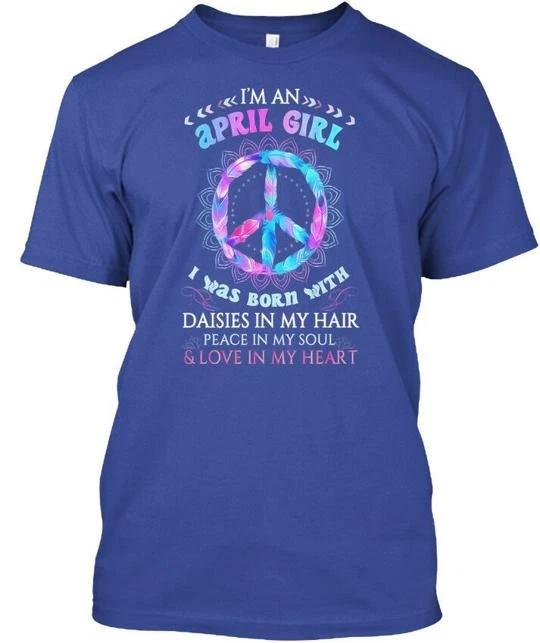 An April Hippie Girl Im I Was Born With Daisies In T shirt Made in USA S to 5XL 4XL
An April Hippie Girl Im I Was Born With Daisies In T shirt Made in USA S to 5XL 4XL