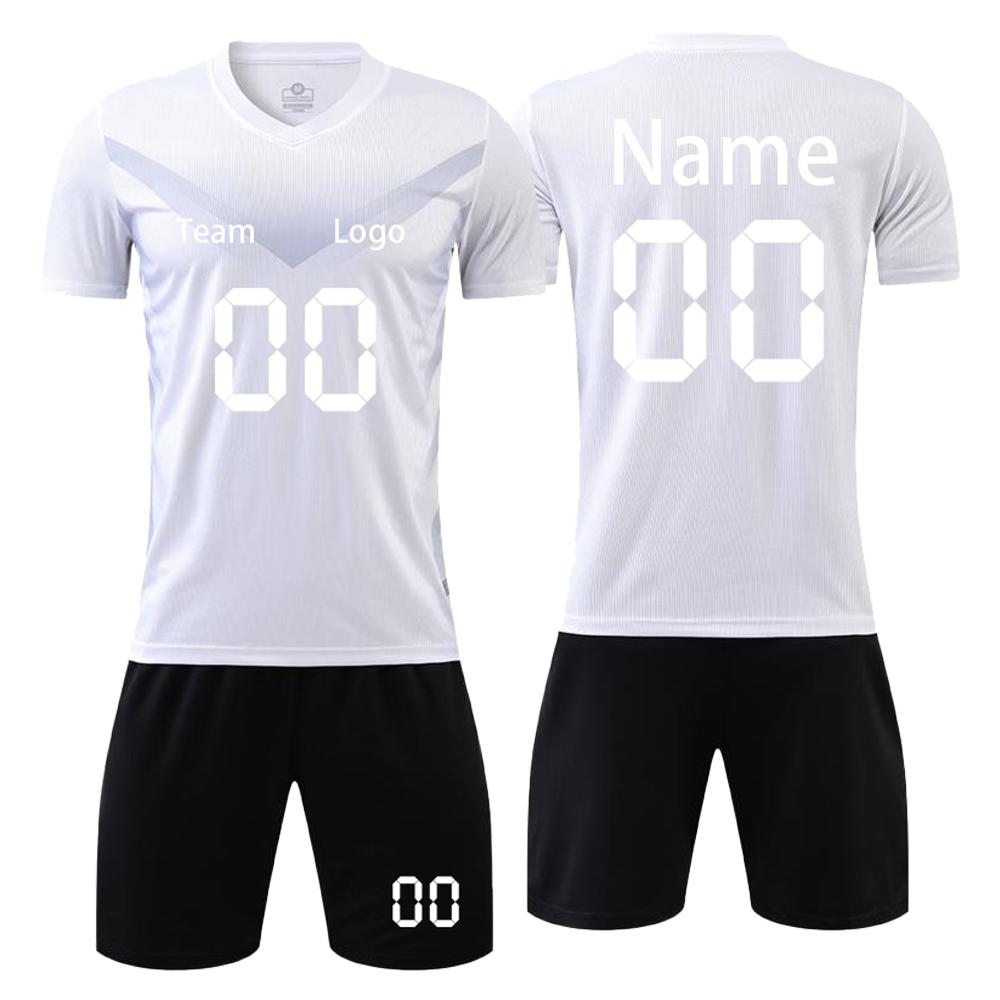 Custom Soccer Jersey Set Personalized Team Uniform with Number Quick Dry Shirt Shorts for Men Women Kids XS білий
Custom Soccer Jersey Set Personalized Team Uniform with Number Quick Dry Shirt Shorts for Men Women Kids XS білий