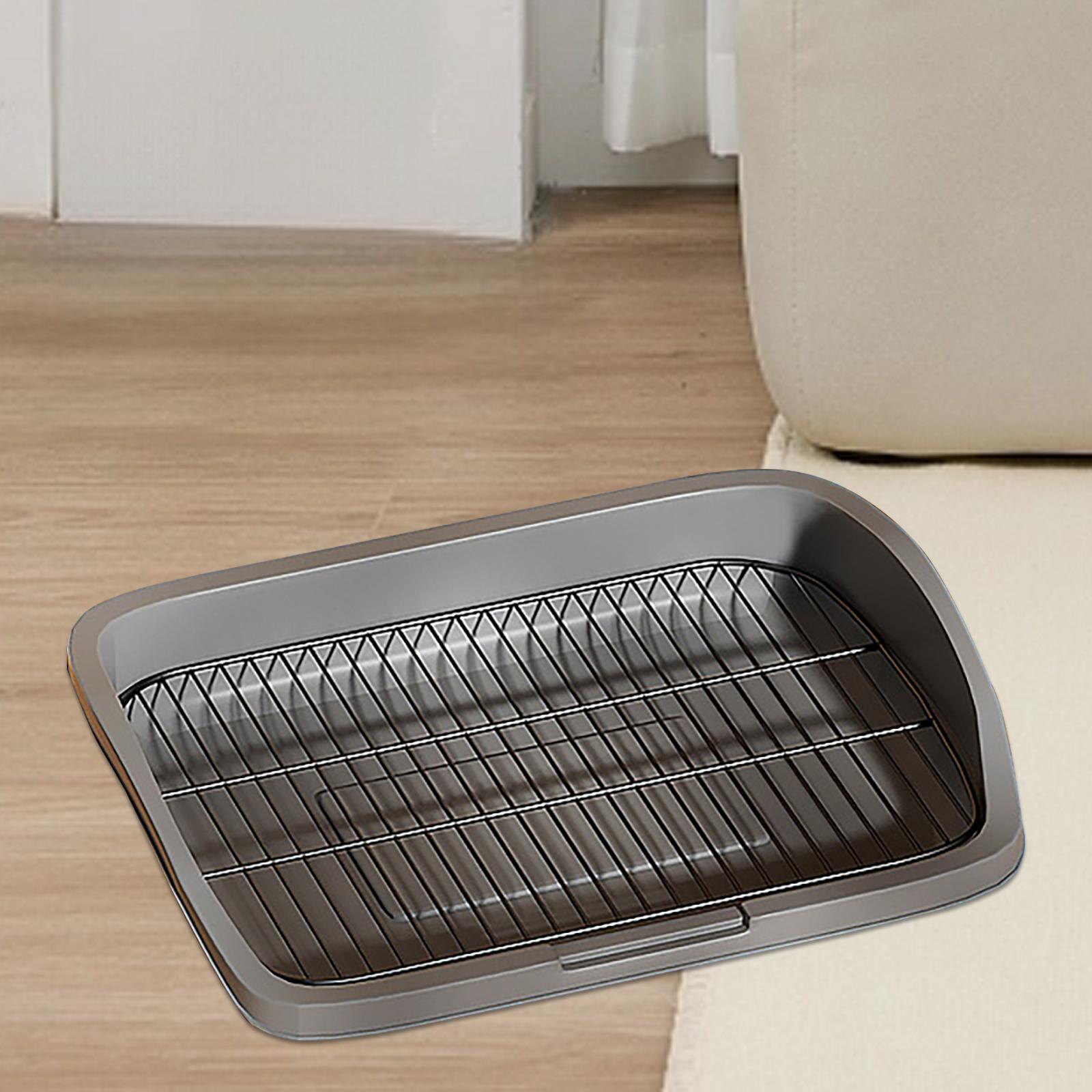 Туалет для домашних животных, собак, щенков, держатель для писсуара, держатель для тренировочного коврика, сетчатые решетки, туалет, прочный многоразовый поднос для горшка в помещении, портативный
Туалет для домашних животных, собак, щенков, держатель для писсуара, держатель для тренировочного коврика, сетчатые решетки, туалет, прочный многоразовый поднос для горшка в помещении, портативный