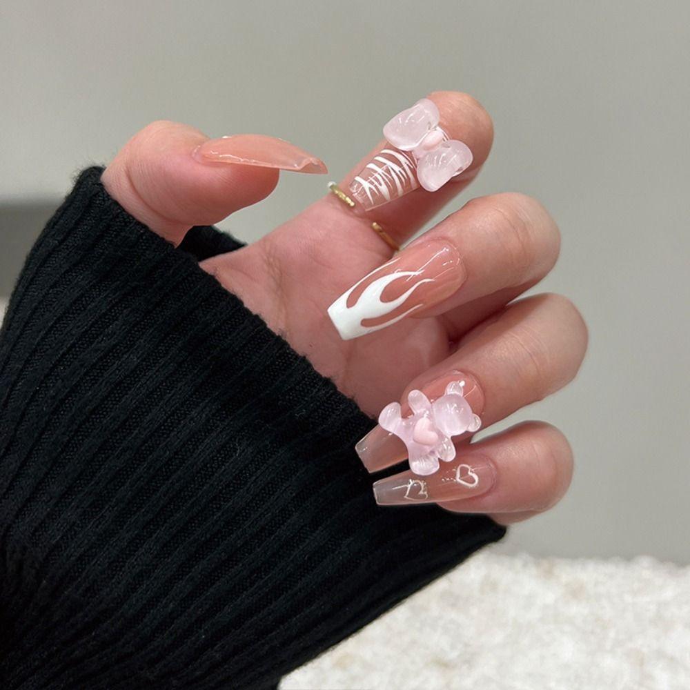 Nail Tips Manicure Pink Butterfly Full Cover Crystal Love Heart French Long Fake Nails Ballerina
Nail Tips Manicure Pink Butterfly Full Cover Crystal Love Heart French Long Fake Nails Ballerina