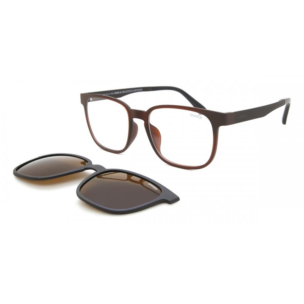 Sinner Lodge With Clip On Siop 722 41 P30 Unisex Eyeglasses Brown/51-15-138
Sinner Lodge With Clip On Siop 722 41 P30 Unisex Eyeglasses Brown/51-15-138