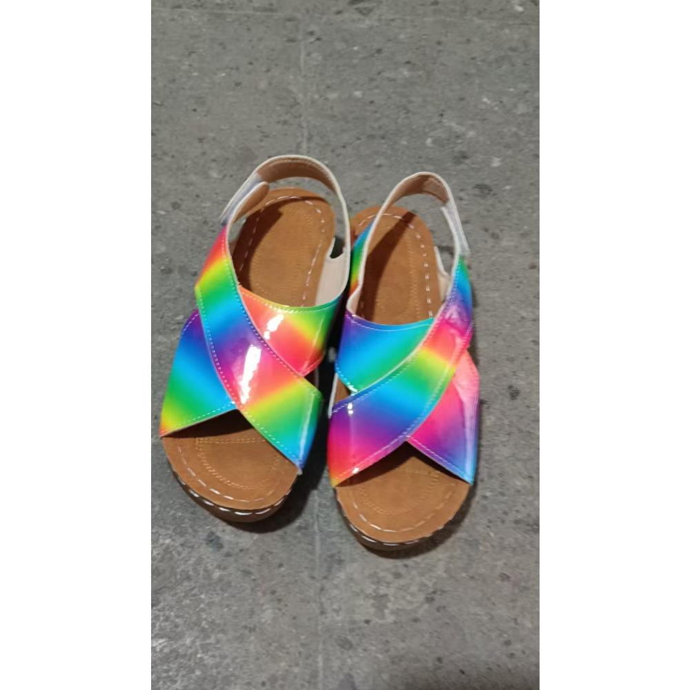 Новые женские сандалии с цветными блоками, толстая подошва, увеличенная высота, удобные, легкие, классные, нескользящие, амортизирующие, износостойкие, повседневные, с поддержкой свода стопы, шлепанцы 43 разноцветный
Новые женские сандалии с цветными блоками, толстая подошва, увеличенная высота, удобные, легкие, классные, нескользящие, амортизирующие, износостойкие, повседневные, с поддержкой свода стопы, шлепанцы 43 разноцветный