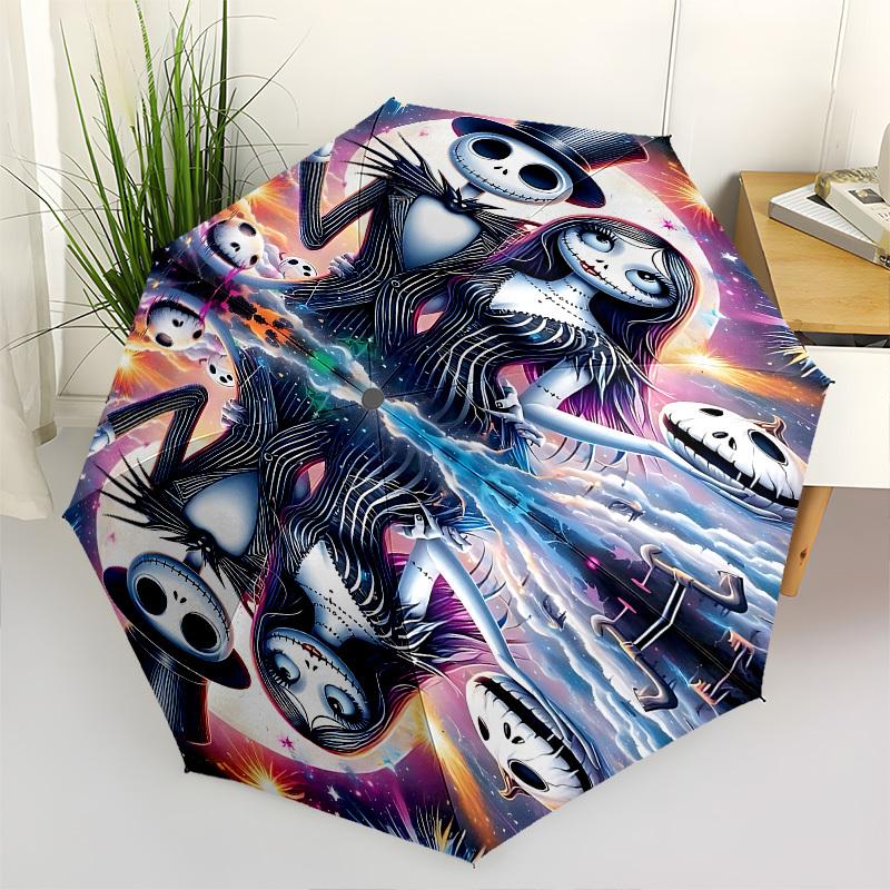 Nightmare Before Christmas, Jack Skellington Themed Automatic Opening and Closing Umbrella, Brightly Colored 8-rib Portable Umbrella, Suitab
Nightmare Before Christmas, Jack Skellington Themed Automatic Opening and Closing Umbrella, Brightly Colored 8-rib Portable Umbrella, Suitab