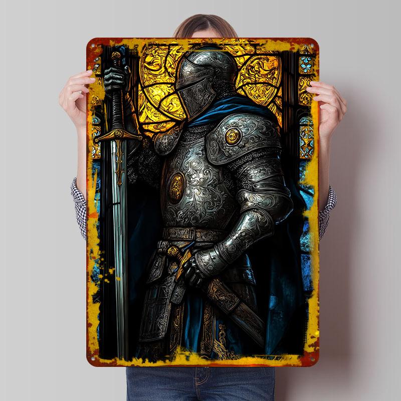 Knight in Shining Armor Metal Poster Customized Wall Art Retro Vintage Tinplate Signs for Room Decoration Home Decor Items Plate 7.9x11.8In(20x30cm)
Knight in Shining Armor Metal Poster Customized Wall Art Retro Vintage Tinplate Signs for Room Decoration Home Decor Items Plate 7.9x11.8In(20x30cm)