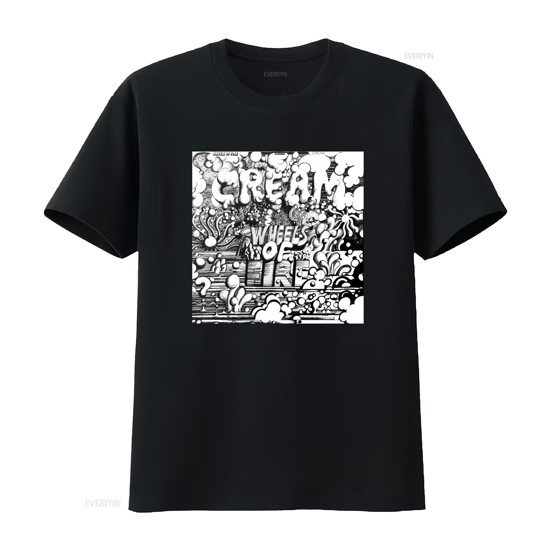 Cream Wheels on Fire Classic Vintage Rock Print T shirt vintage Washed Unisex Stylish Slightly Top For Everyday Wear Stretched 4XL
Cream Wheels on Fire Classic Vintage Rock Print T shirt vintage Washed Unisex Stylish Slightly Top For Everyday Wear Stretched 4XL
