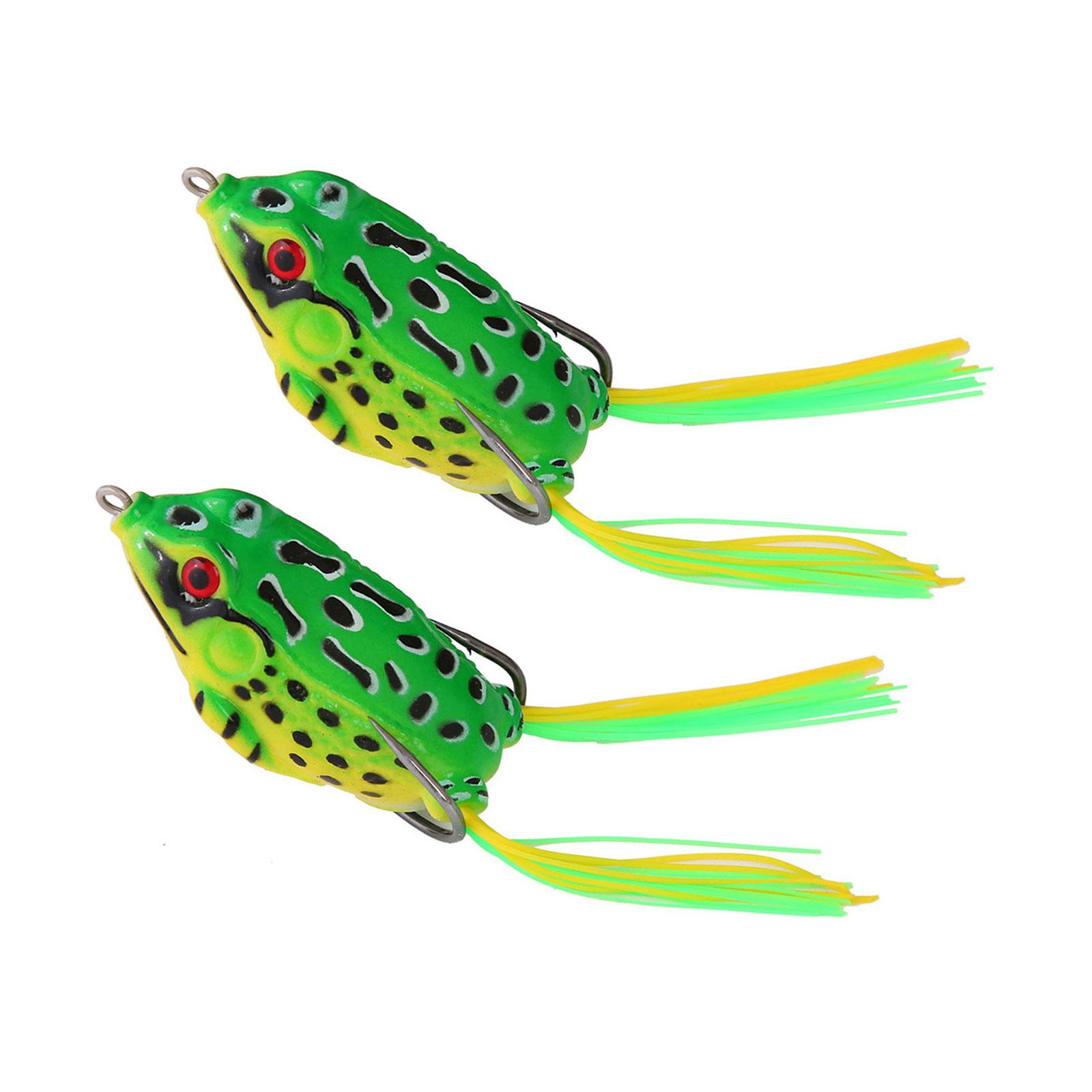 2Pcs Frog Lure Soft Tube Baits Simulated Frog Fishing Lure Reallistic Fish Tail Artificial Lure with Fishing Hooks L
2Pcs Frog Lure Soft Tube Baits Simulated Frog Fishing Lure Reallistic Fish Tail Artificial Lure with Fishing Hooks L