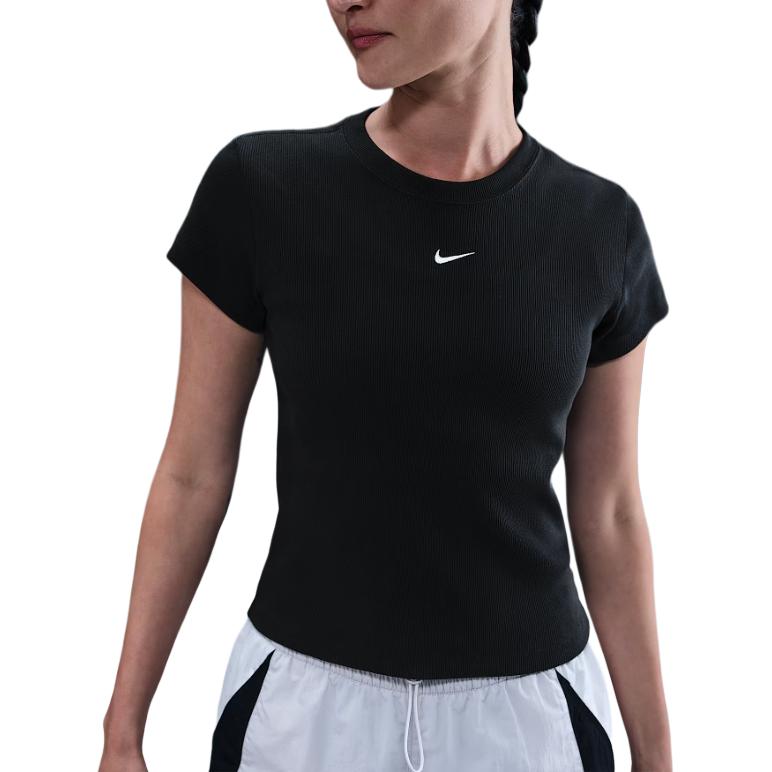 Nike Sportswear Women s Tight Ribbed Short Sleeve T Shirt HV4995-010 L
Nike Sportswear Women s Tight Ribbed Short Sleeve T Shirt HV4995-010 L