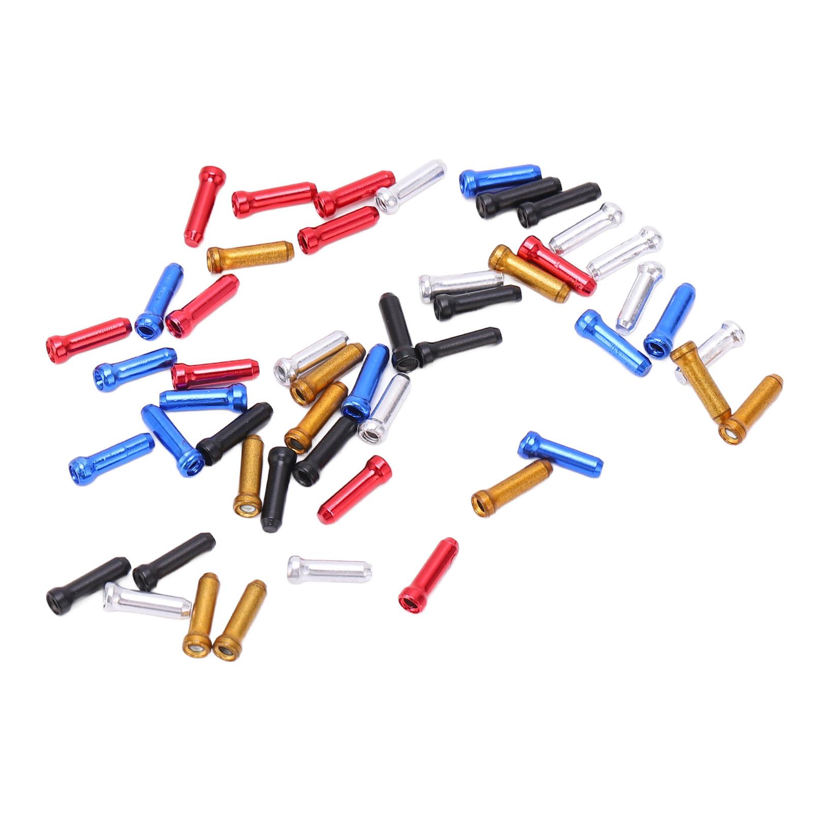 50PCS Bicycle Brake Cable Cap 5 Color Assortment Aluminum Impact Resistant Cable End Crimp
50PCS Bicycle Brake Cable Cap 5 Color Assortment Aluminum Impact Resistant Cable End Crimp