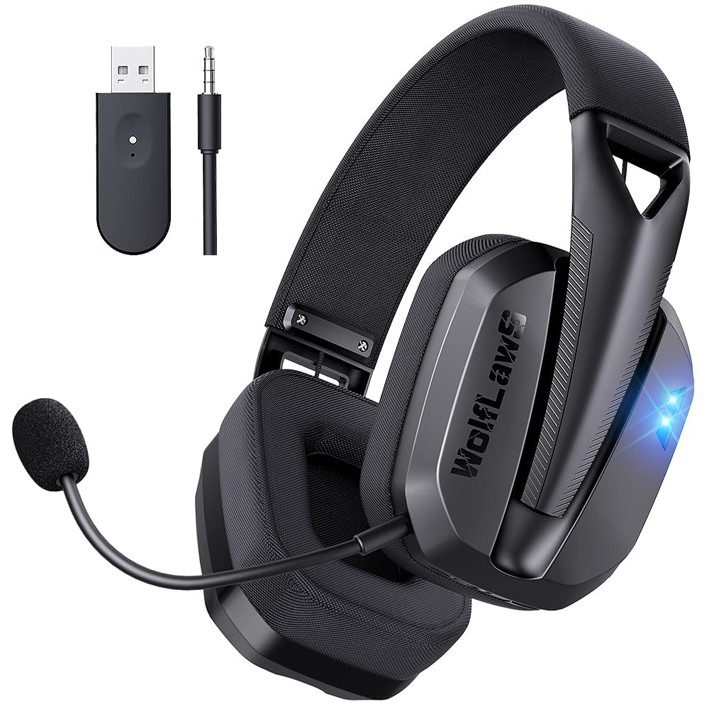 WolfLawS TA3000 Wireless Gaming Bluetooth Wired Detachable 3D Surround 48 Hours of Continuous Wireless Compatible with and Xbox Headset, 2.4G, 5.2,
WolfLawS TA3000 Wireless Gaming Bluetooth Wired Detachable 3D Surround 48 Hours of Continuous Wireless Compatible with and Xbox Headset, 2.4G, 5.2,