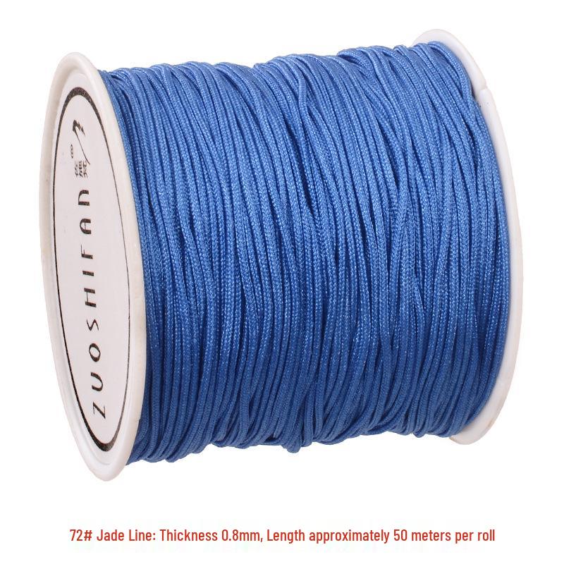 Jade Thread No. 72 Red Braided Cord for Bracelets and Necklaces - DIY Weaving Material No. 72 Jade Thread
Jade Thread No. 72 Red Braided Cord for Bracelets and Necklaces - DIY Weaving Material No. 72 Jade Thread