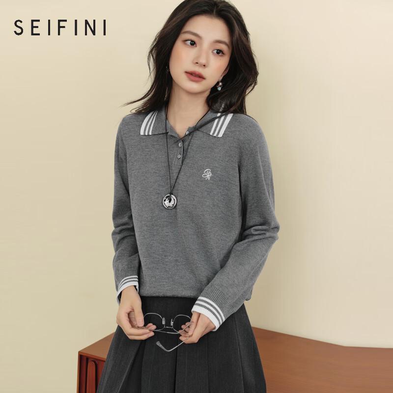 Женская трикотажная рубашка поло в стиле ретро SEIFINI M
Женская трикотажная рубашка поло в стиле ретро SEIFINI M