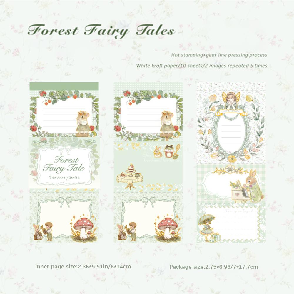 White kraft paper hot stamping non stick memo pad, tea party series, retro fairy tale material student notebook, memo зелёный
White kraft paper hot stamping non stick memo pad, tea party series, retro fairy tale material student notebook, memo зелёный