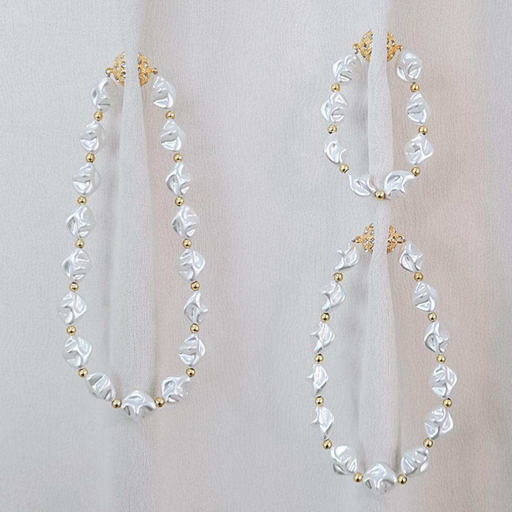 Magnetic Buckle Curtain Buckle Strap Pearl Curtain Tie Strap Home Decoration Type B-Silver 30cm
Magnetic Buckle Curtain Buckle Strap Pearl Curtain Tie Strap Home Decoration Type B-Silver 30cm