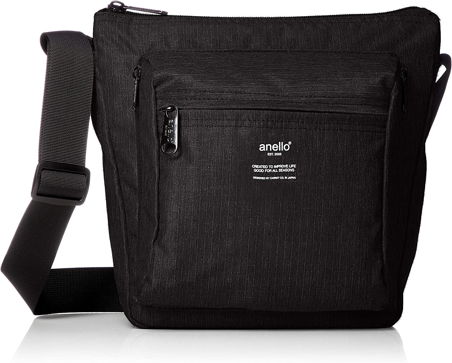 Anello TRACK ATH1812Z Vertical Shoulder Bag, A5 Size, Water-Repellent, Multi-Storage, Black
Anello TRACK ATH1812Z Vertical Shoulder Bag, A5 Size, Water-Repellent, Multi-Storage, Black