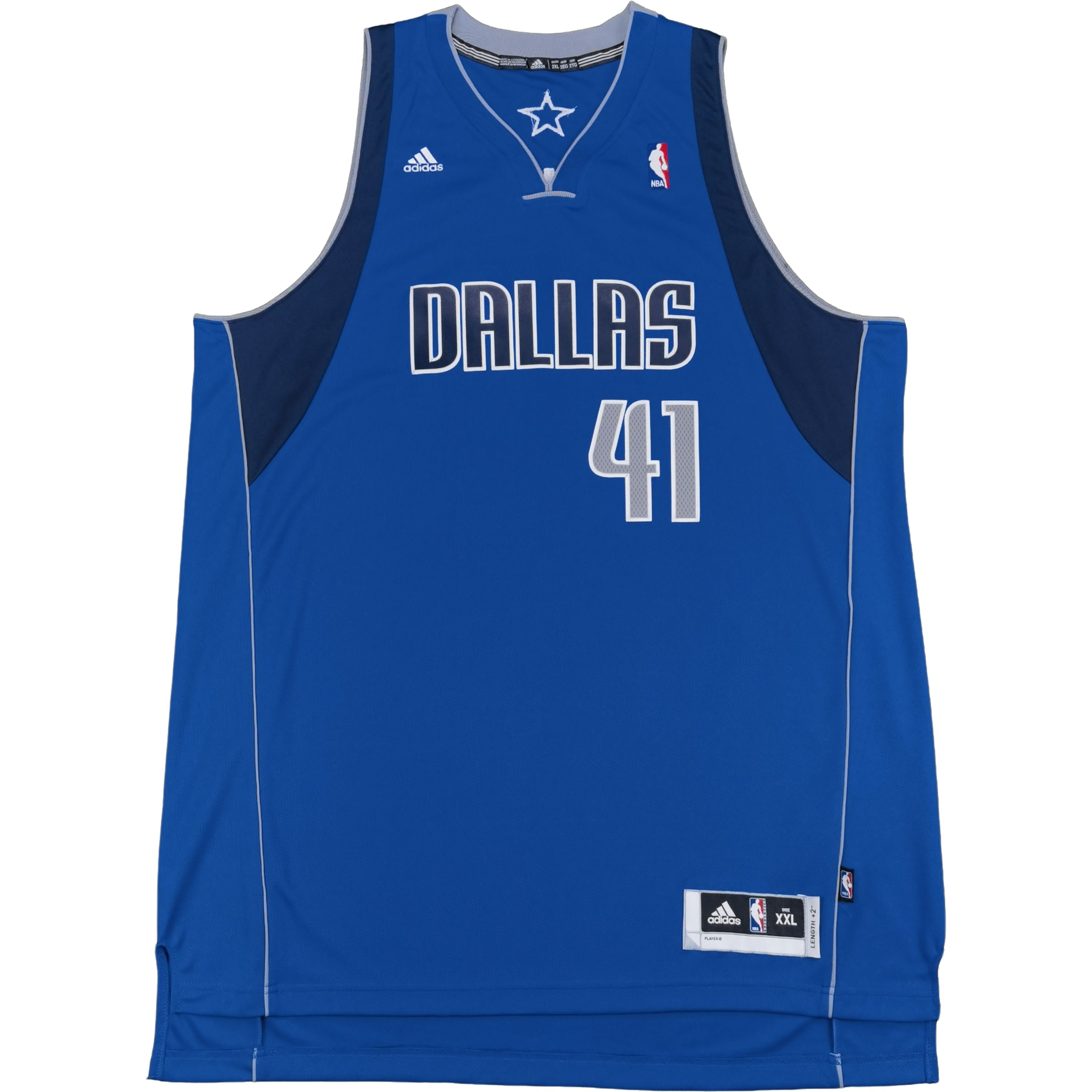 Adidas X NBA Dallas Mavericks Swingman Fan Edition V-Neck Fashion Soft Sleeveless Basketball Jersey Unisex jersey Blue 7912A-308-K9163 2XL
Adidas X NBA Dallas Mavericks Swingman Fan Edition V-Neck Fashion Soft Sleeveless Basketball Jersey Unisex jersey Blue 7912A-308-K9163 2XL