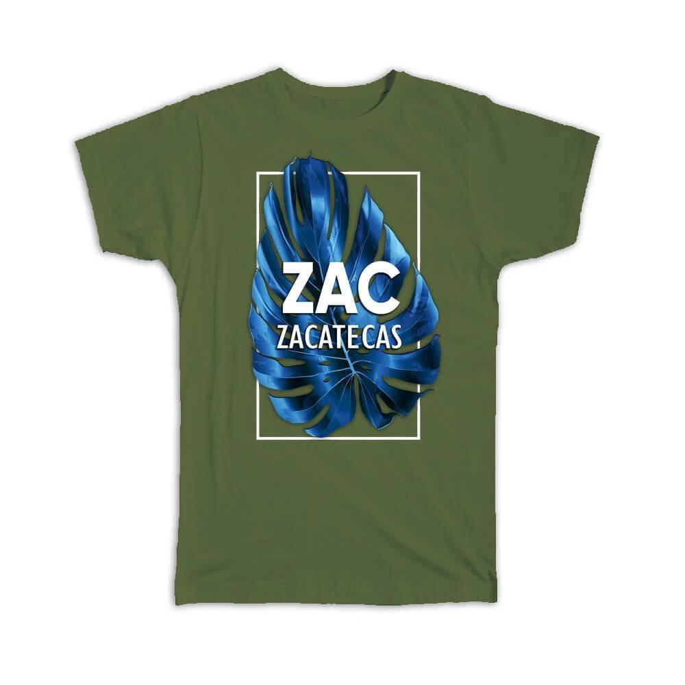 Gift T-Shirt : ZAC Zacatecas Mexico Blue Leaf Mexican Expat Country 2XL
Gift T-Shirt : ZAC Zacatecas Mexico Blue Leaf Mexican Expat Country 2XL