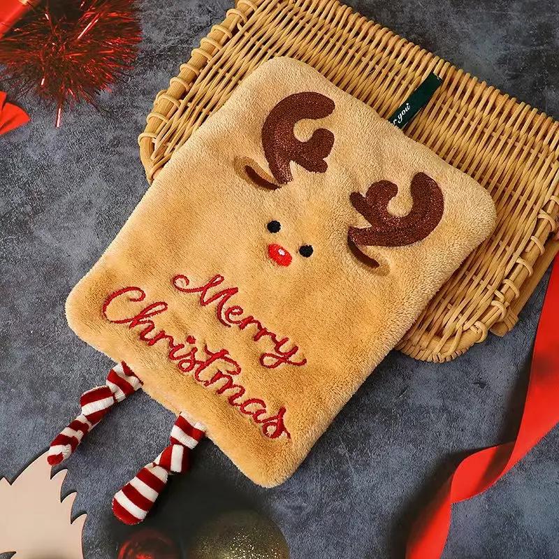 Christmas Hand Towels New Wall-mounted Thickened Coral Fleece Towels Absorbent Quick-drying Cloths Cartoon Kitchen Accessories коричневый
Christmas Hand Towels New Wall-mounted Thickened Coral Fleece Towels Absorbent Quick-drying Cloths Cartoon Kitchen Accessories коричневый